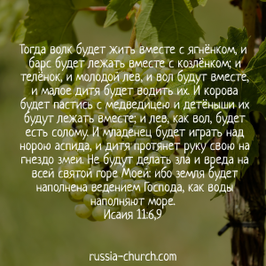 Исаия 11-6,9